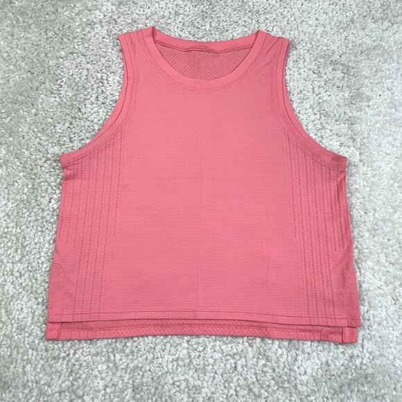Lululemon Train To Be Tank Coral Pink - Picture 2 of 8